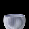 Knabstrup Keramik - urtepotteskjuler Ø 16 cm ripple lavender