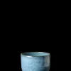 Knabstrup Keramik - urtepotteskjuler Ø 12,5 cm dusty blue