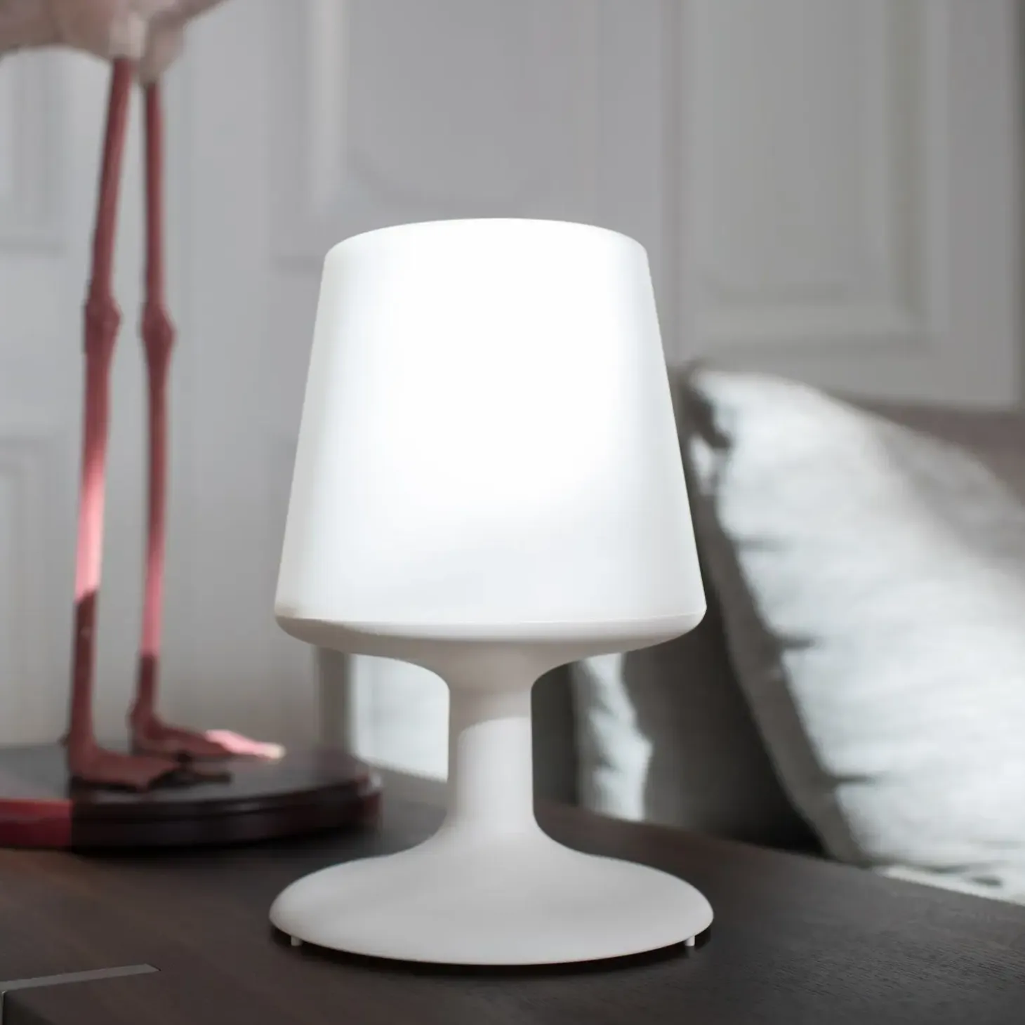 Koziol - Light to go - lampe - hvid