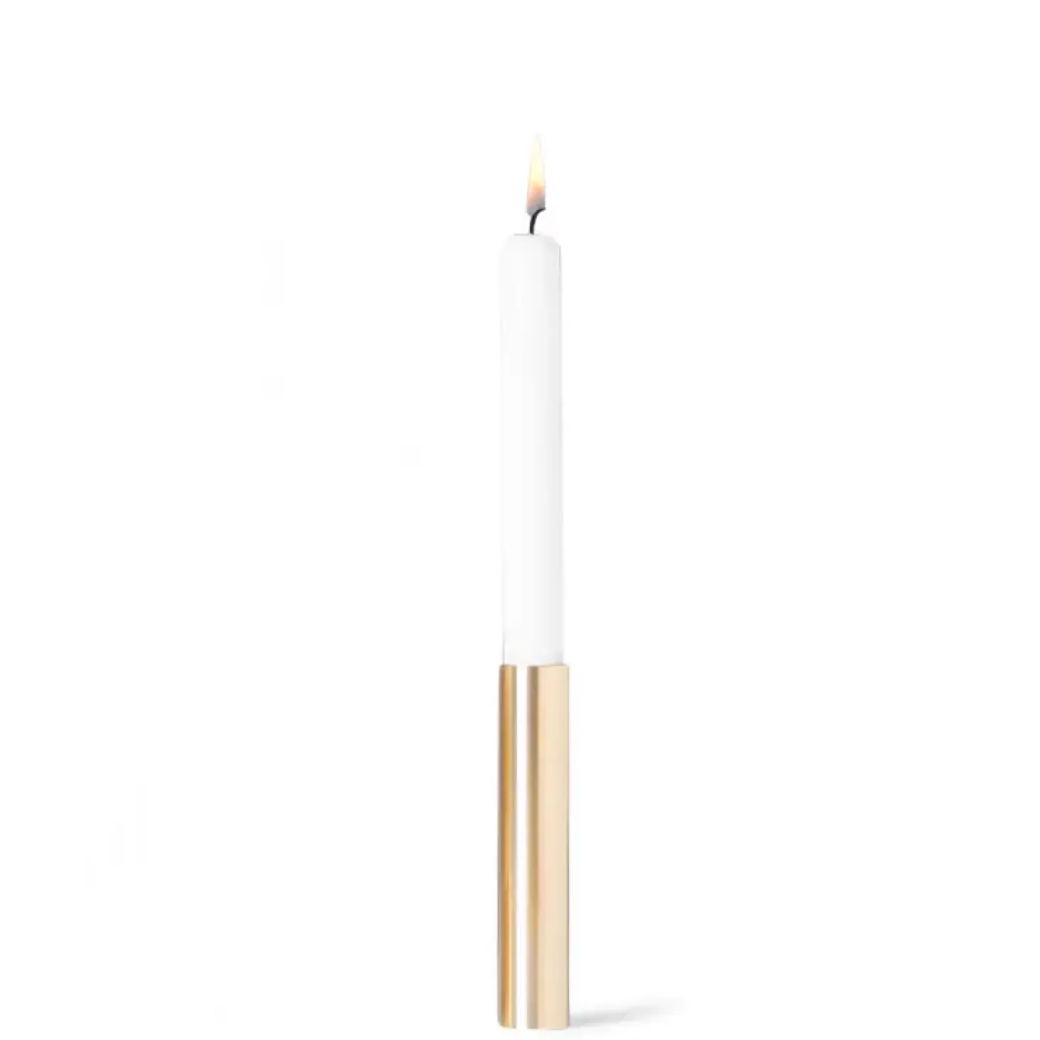 Kunstindustrien - Slim Light Lysetage messing - Højde 14 cm
