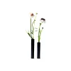 Kunstindustrien - Slim Vase - Sort - Højde 14 cm
