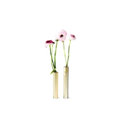 Kunstindustrien - Slim Vase - Messing - Højde 17 cm