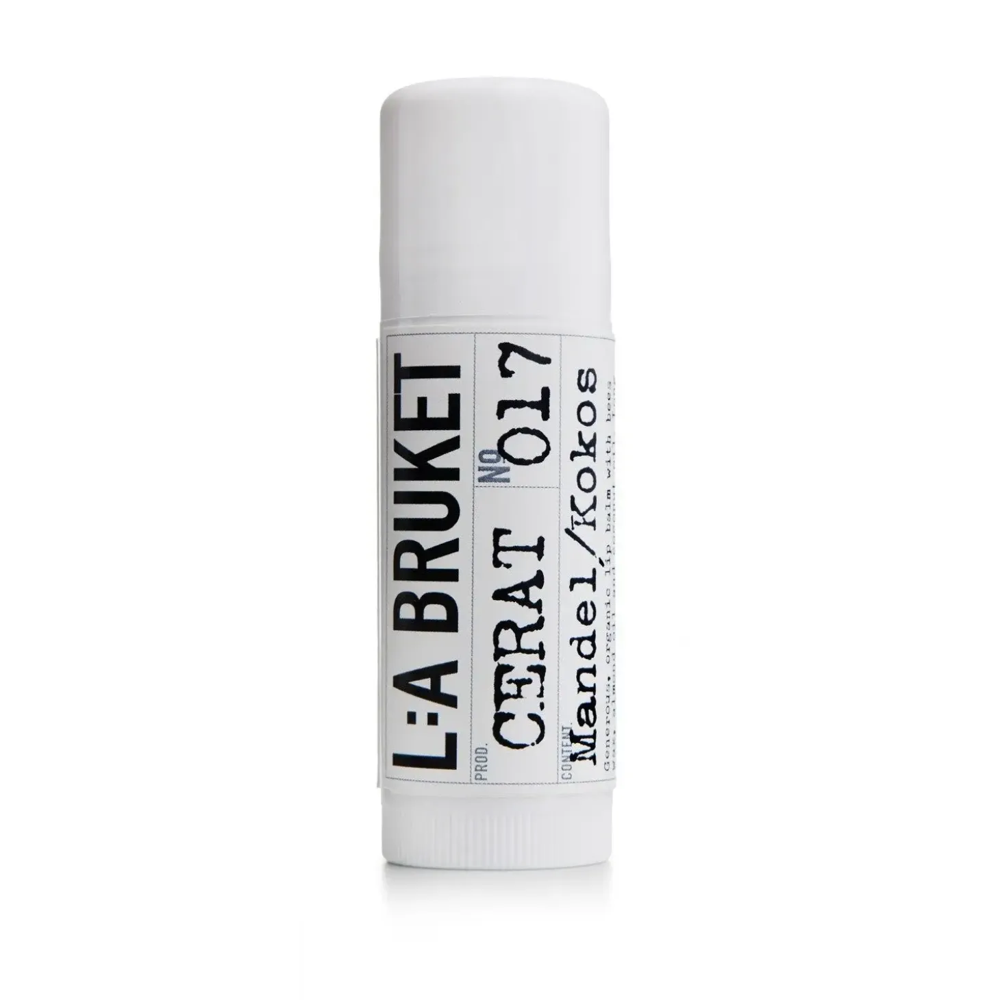 L:A Bruket - Lip Balm - Almond/Coconut