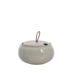Lene Bjerre - Amera sukkerskål H7 cm. beige