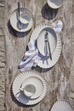 Lene Bjerre - Camille skål 15x15 cm. råhvid