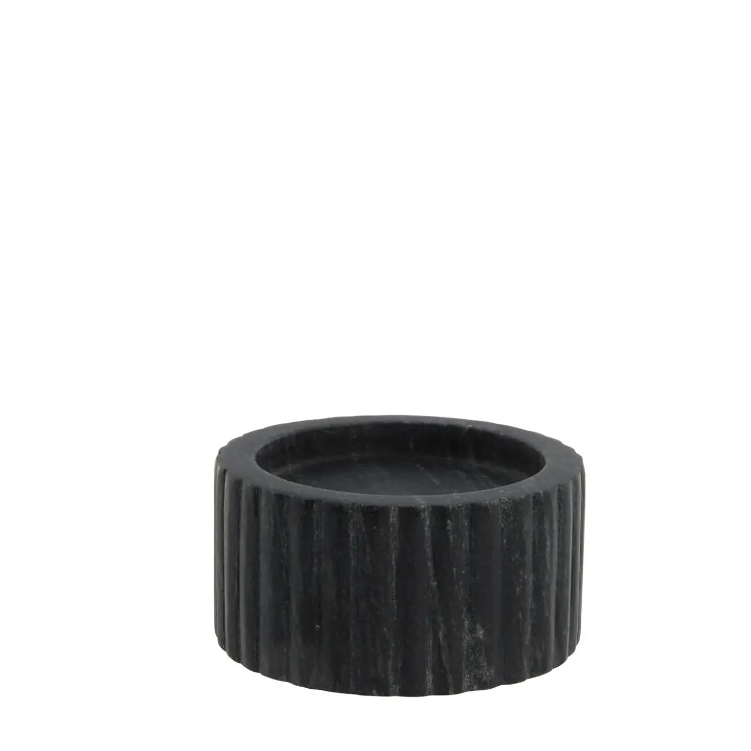 Lene Bjerre - Eliana stage til bloklys 5 cm. sort marmor