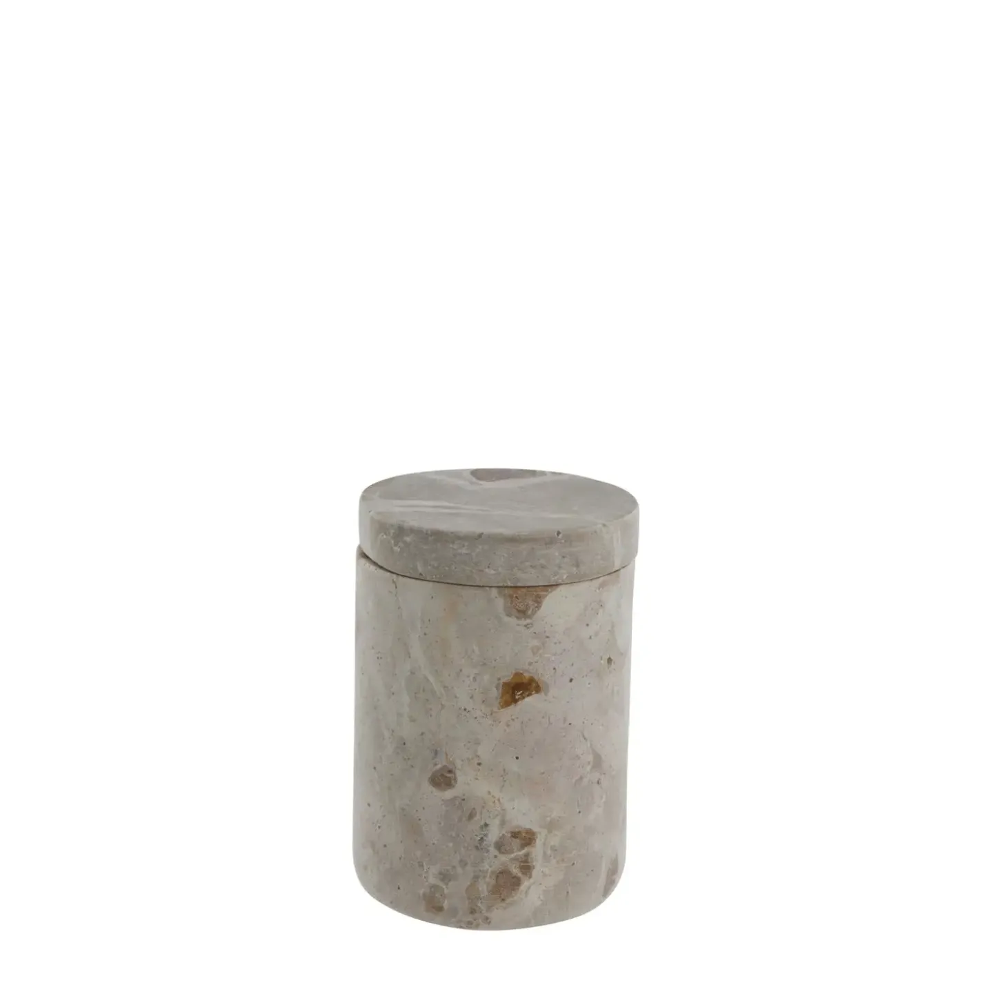 Lene Bjerre - Ellia krukke 6x6 cm. sand marmor