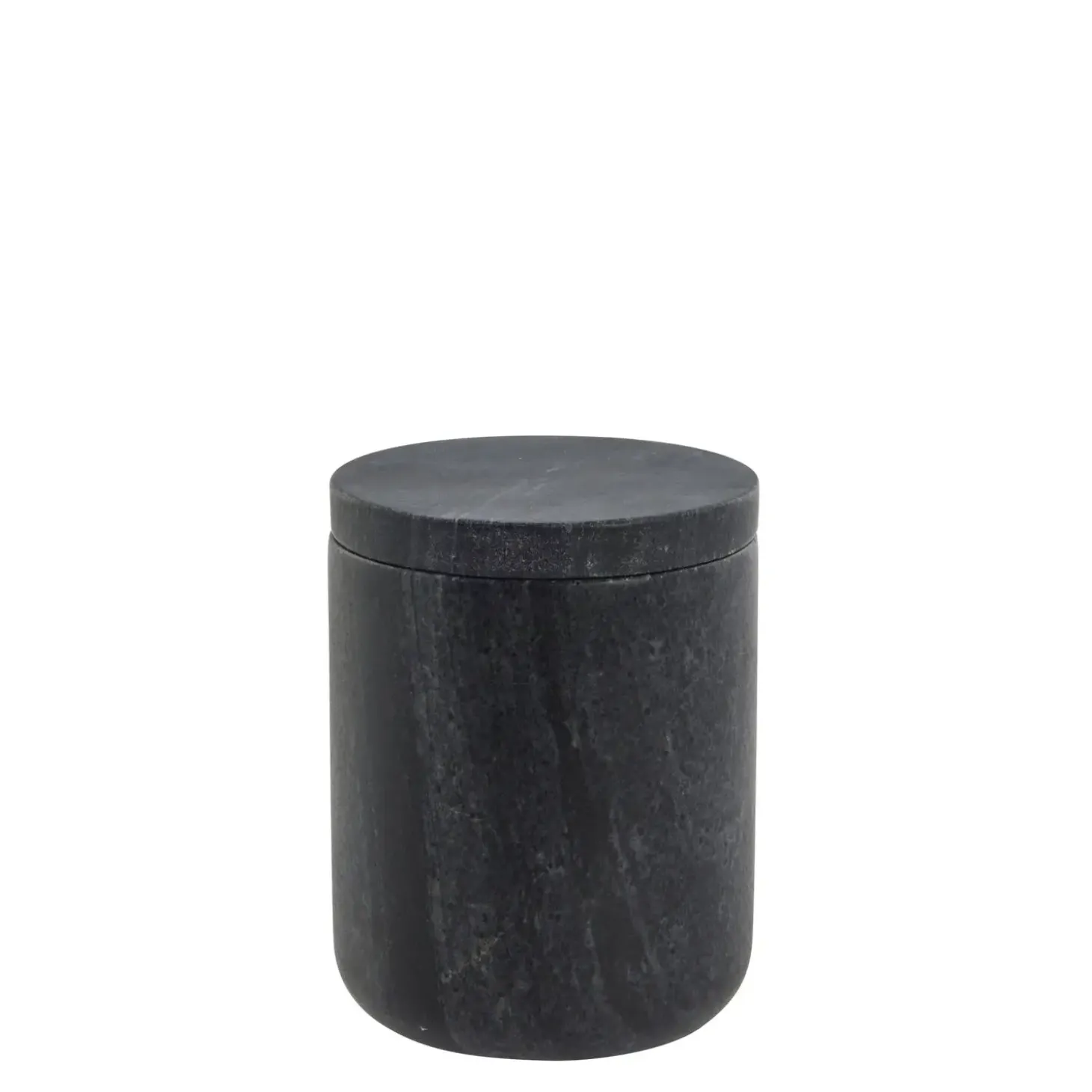 Lene Bjerre - Ellia krukke 9x9 cm. sort marmor