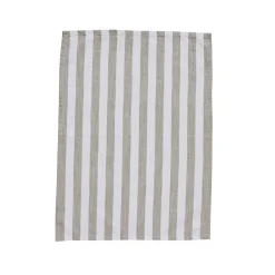 Lene Bjerre - Olivia viskestykke 70x50 cm. beige stribet