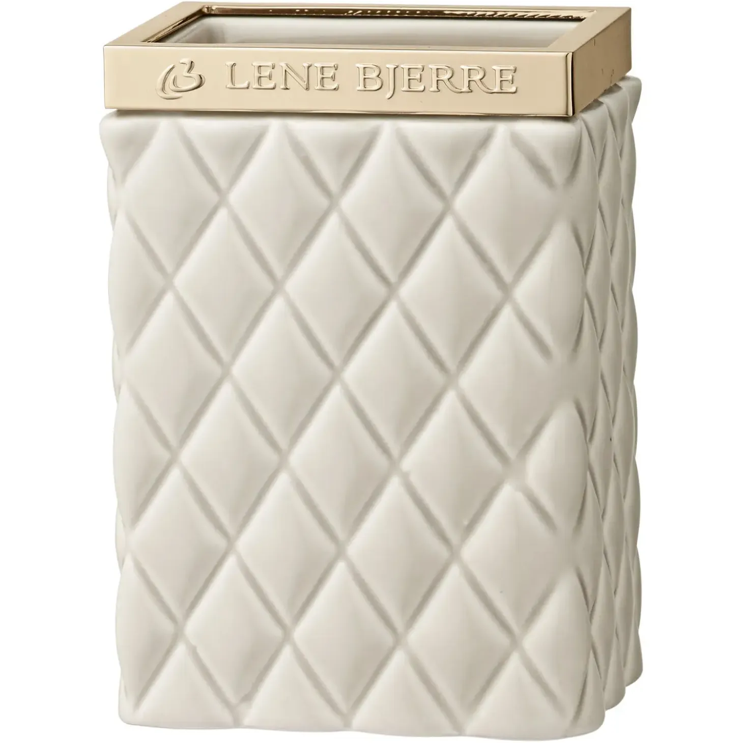 Lene Bjerre - Portia tandkrus brun sand 11 cm.