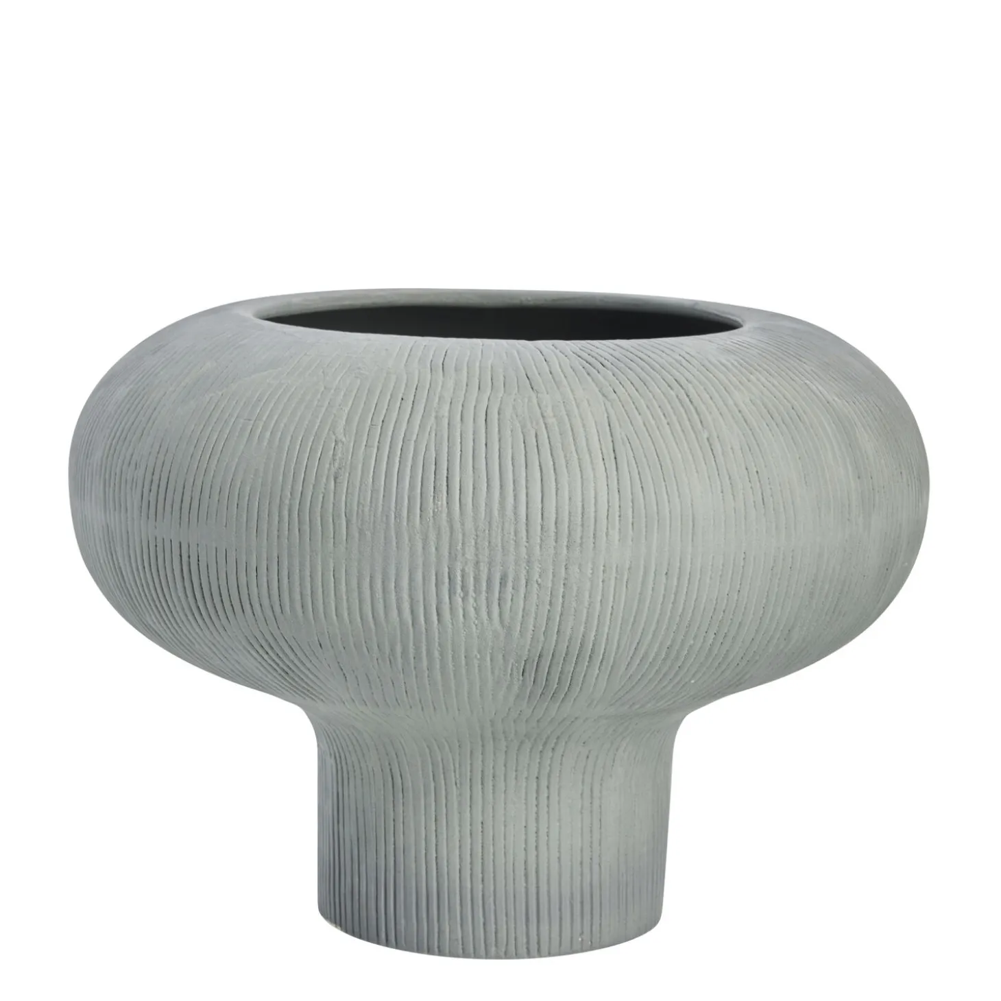 Lene Bjerre - Samara vase grå D31,5 H22
