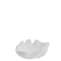 Lene Bjerre - Shella muslingeskål 25x18,5 cm. hvid hvid