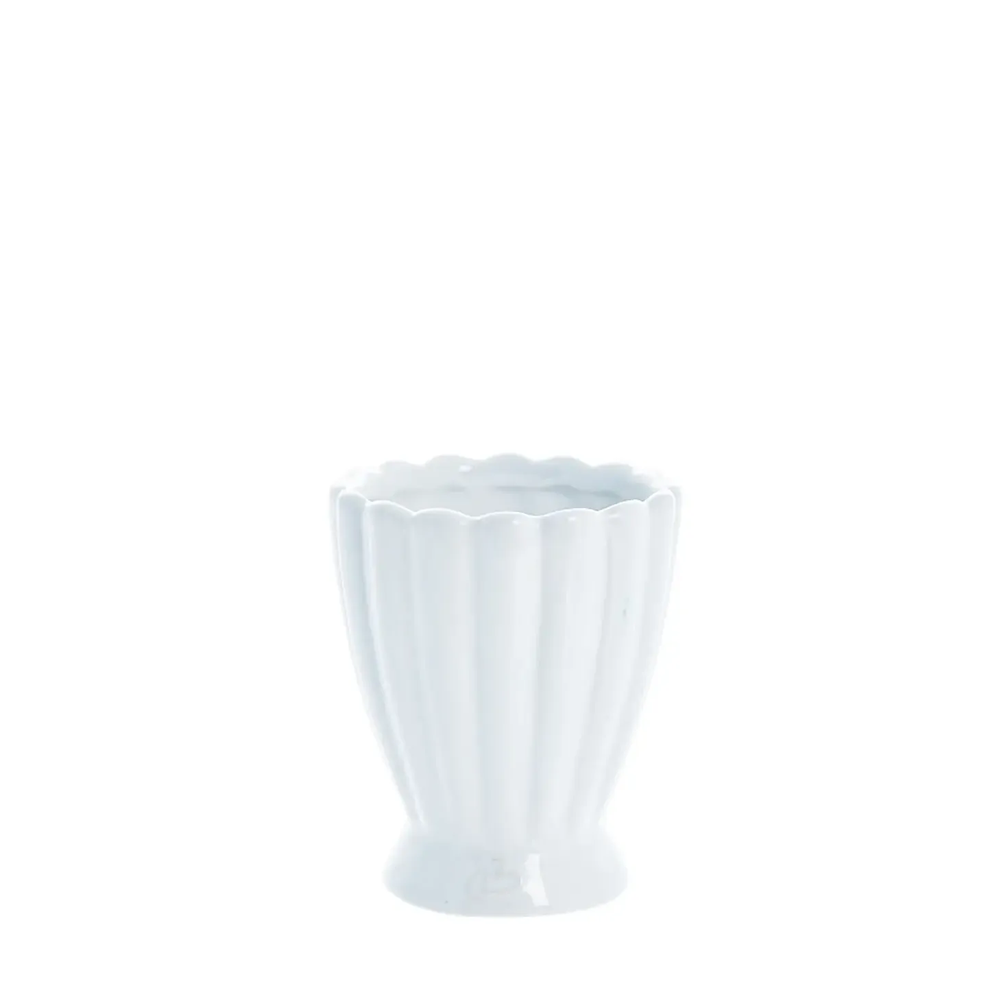 Lene Bjerre - Shenella urtepotteskjuler H12 cm. hvid