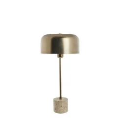 Lene Bjerre - Sofillia bordlampe 98x25 cm. guld marmor
