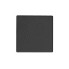 LindDNA - Dækkeserviet - Glass mat square - Hippo Black Antracite