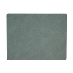 LindDNA - Dækkeserviet - Table mat square - Hippo Pastel Green 35x45 cm