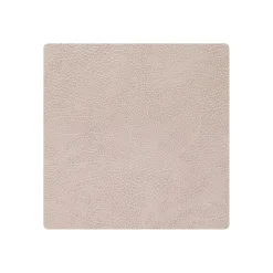 LindDNA - Dækkeserviet - Table mat square - Hippo Warm Grey 28x28 cm