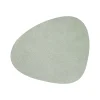 LindDNA - Dækkeserviet - Table mat curve - Hippo Olive Green - 37x44 cm