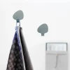 LindDNA - Knager Curve hook (2 stk.) Nupo black / Alu black (small)
