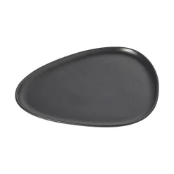 LindDNA - Stoneware tallerken, Dinner Plate, Sort
