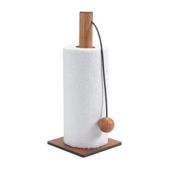 Linddna - String Roll Holder - køkkenrulleholder - bull cognac/OAK nature