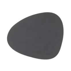 LindDNA dækkeserviet - Table mat curve 37 x 44 cm (nupo/anthracite)