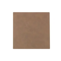LindDNA dækkeserviet - Tablemat Square 28x28 cm (brown/nupo)