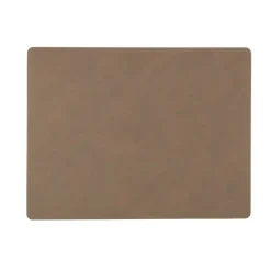 LindDNA dækkeserviet - Tablemat Square 35x45 cm (brown/nupo)
