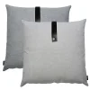 Louise Smærup - Pude, canvas - Light Grey (50x50 cm.)