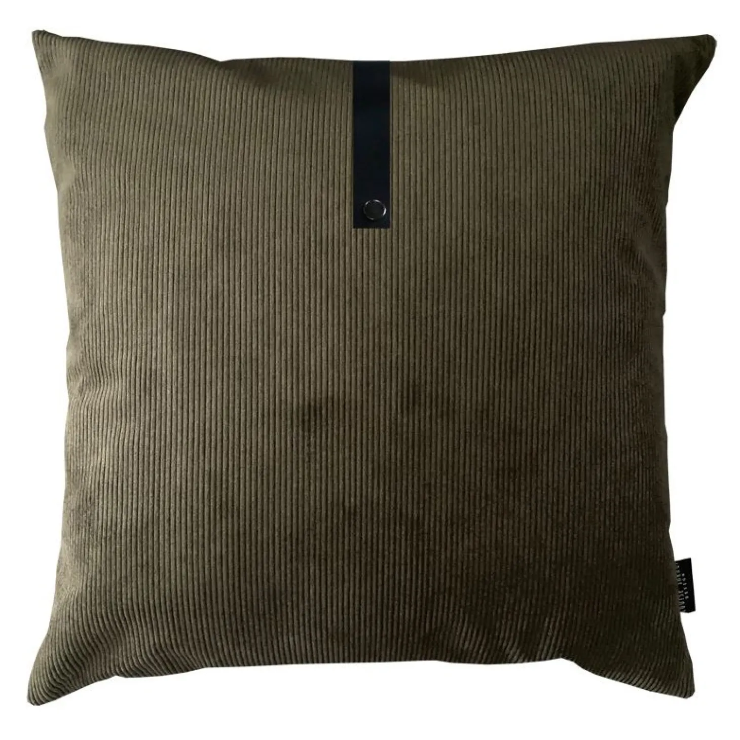 Louise Smærup - Pude, corduroy - Army (50x50 cm.)