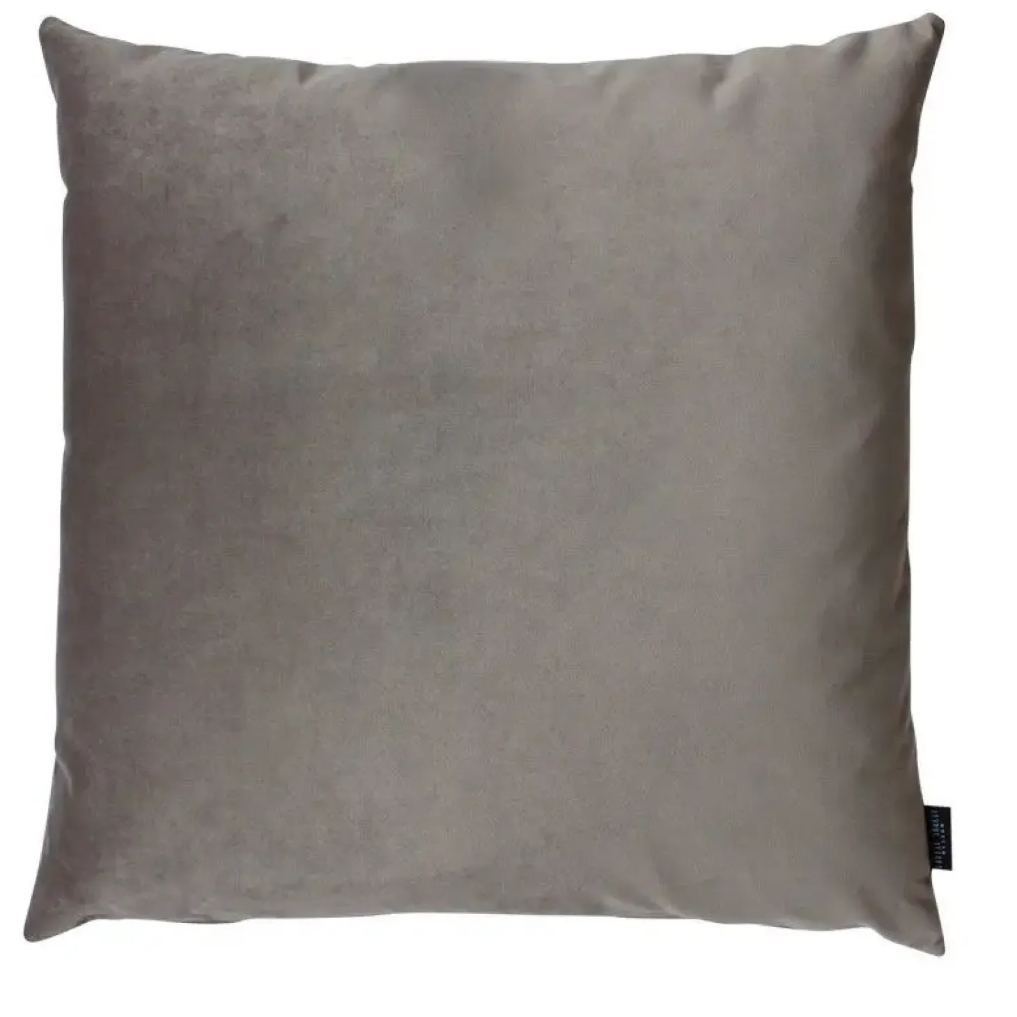 Louise Smærup - Pude, velour u. strop - Brown/grey (50x50 cm.)