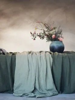 Lovely Linen - Dug - Avocado - 145x300 cm