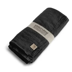 Lovely Linen - Dug - Dark Grey - 145x300 cm