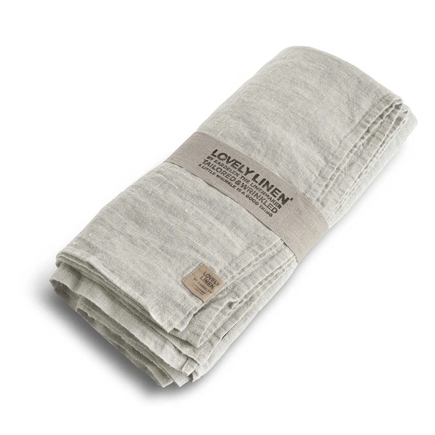 Lovely Linen - Dug - Lovely - Lys Grå - 145x250 cm