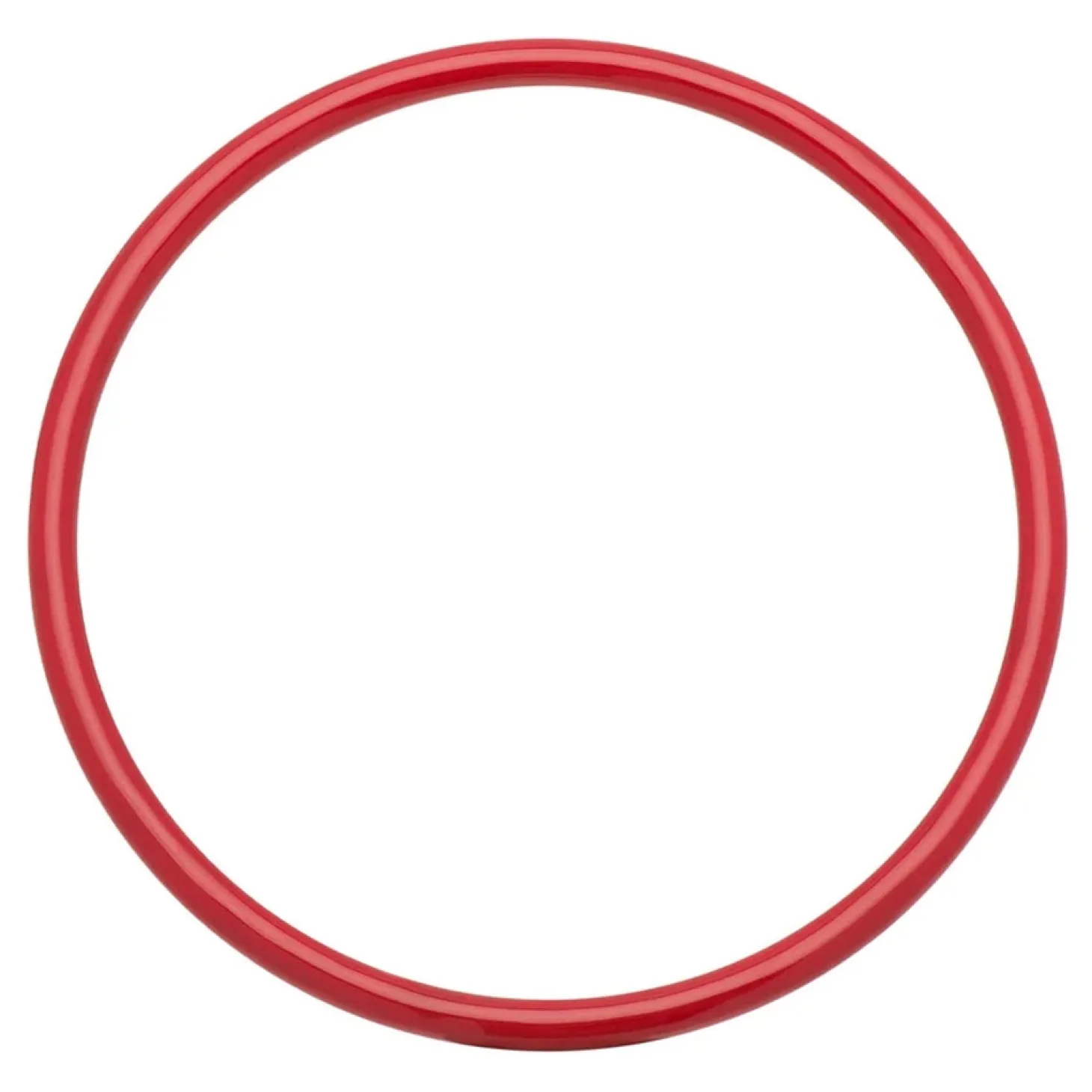 LULU Copenhagen - Armbånd - Color Bangle - Rød / Red - Ø 6,5 cm