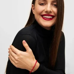 LULU Copenhagen - Armbånd - Color Bangle - Rød / Red - Ø 6,5 cm