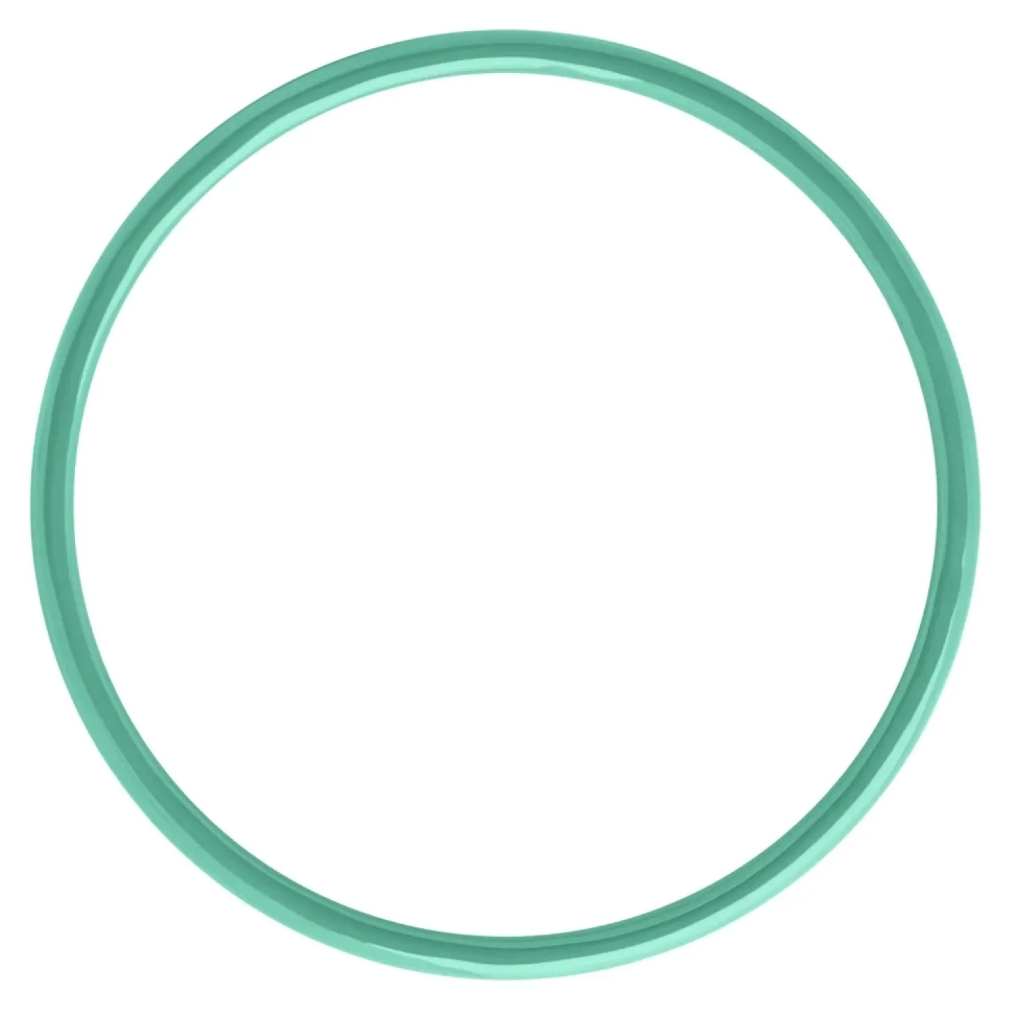 LULU Copenhagen - Armbånd - Color Bangle - Lys Grøn - Ø 6,0 cm