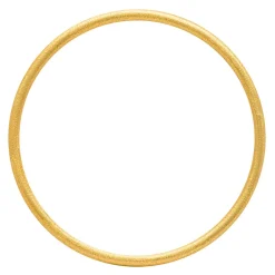 LULU Copenhagen - Armbånd - Color Bangle - Brushed Gold / "Guld" - Ø 6,5 cm