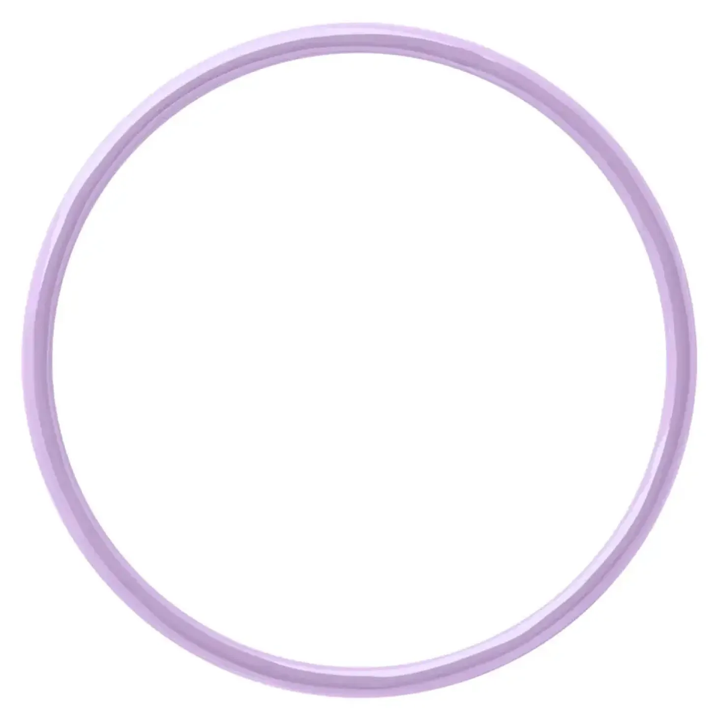 LULU Copenhagen - Armbånd - Color Bangle - Lilla - Ø 6,5 cm