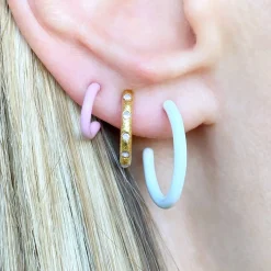 LULU Copenhagen - Color Hoops M, Mint (1 sæt)