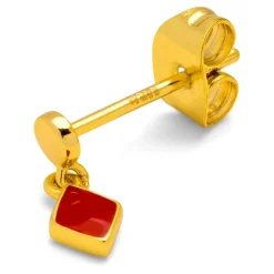 LULU Copenhagen - Confetti dangling - Passion red (1 stk.)