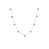 LULU Copenhagen - Halskæde - Love U - Guld/Light Green