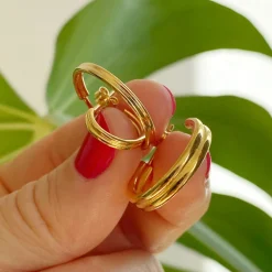 LULU Copenhagen - Medium Hoops (1 sæt)