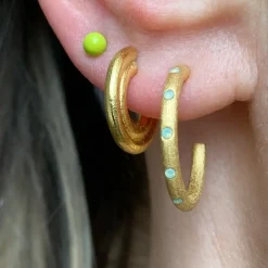 LULU Copenhagen - OMG Hoops, Light Green (1 sæt)