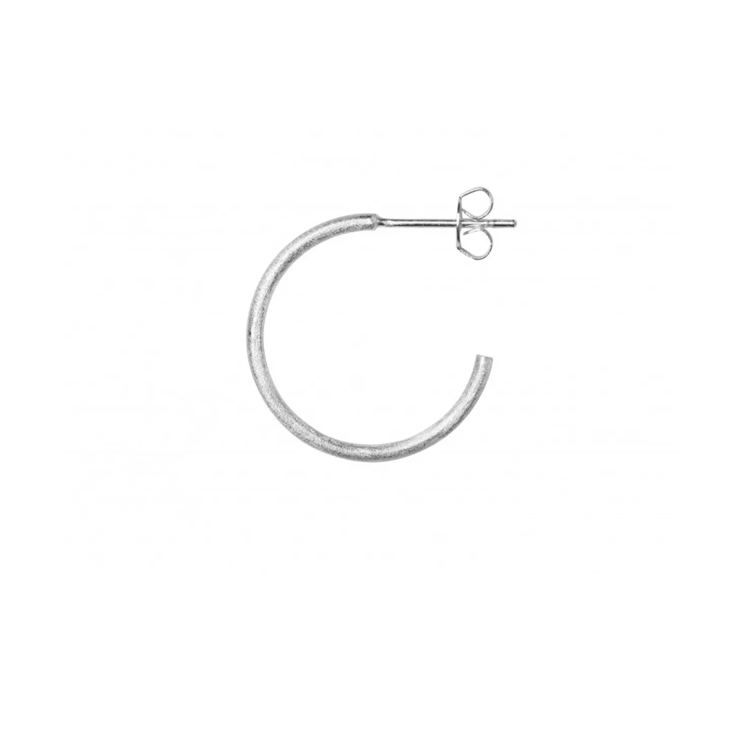 LULU Copenhagen - Øreringe - Non Hoops - Medium - Sølv