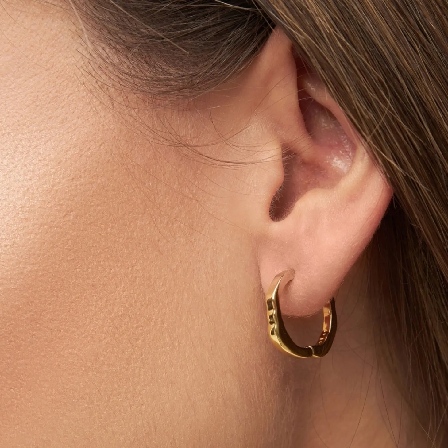 LULU Copenhagen - Øreringe - Organic Hoops - 1 sæt