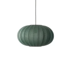 Made By Hand - Pendellampe - Knit-Wit 57 Oval Pendant - Tweed Green