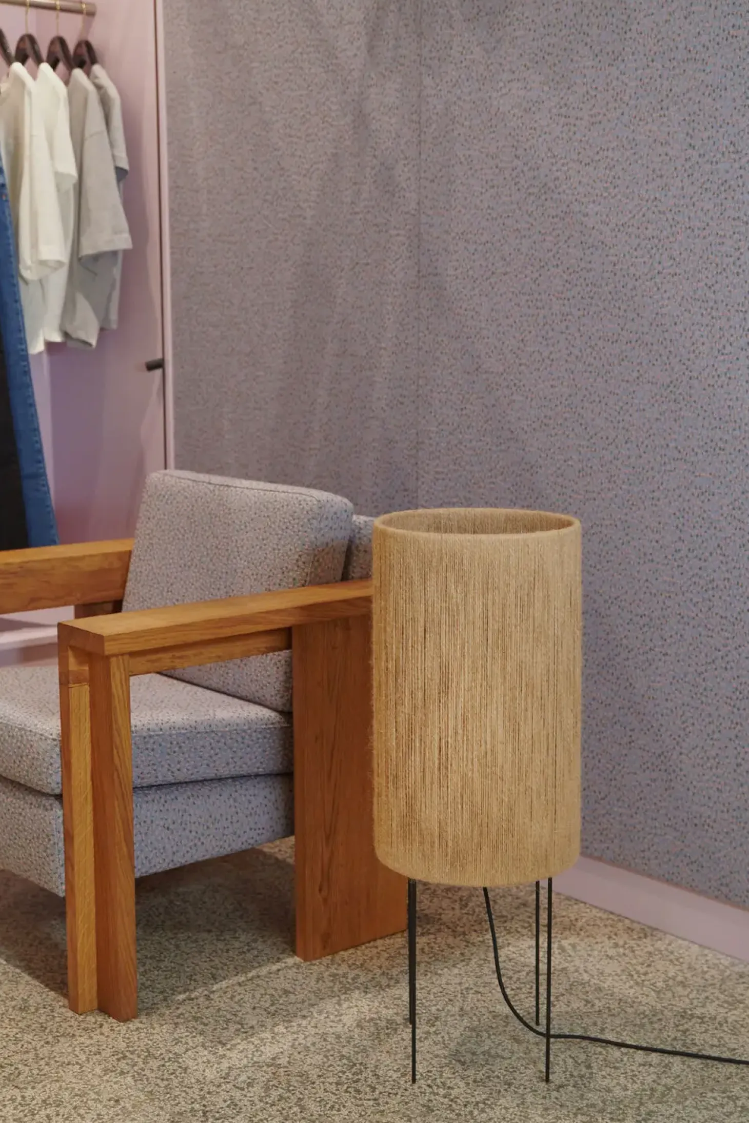 Made By Hand - Bordlampe - Ro Ø30 Floor Lamp - Jute