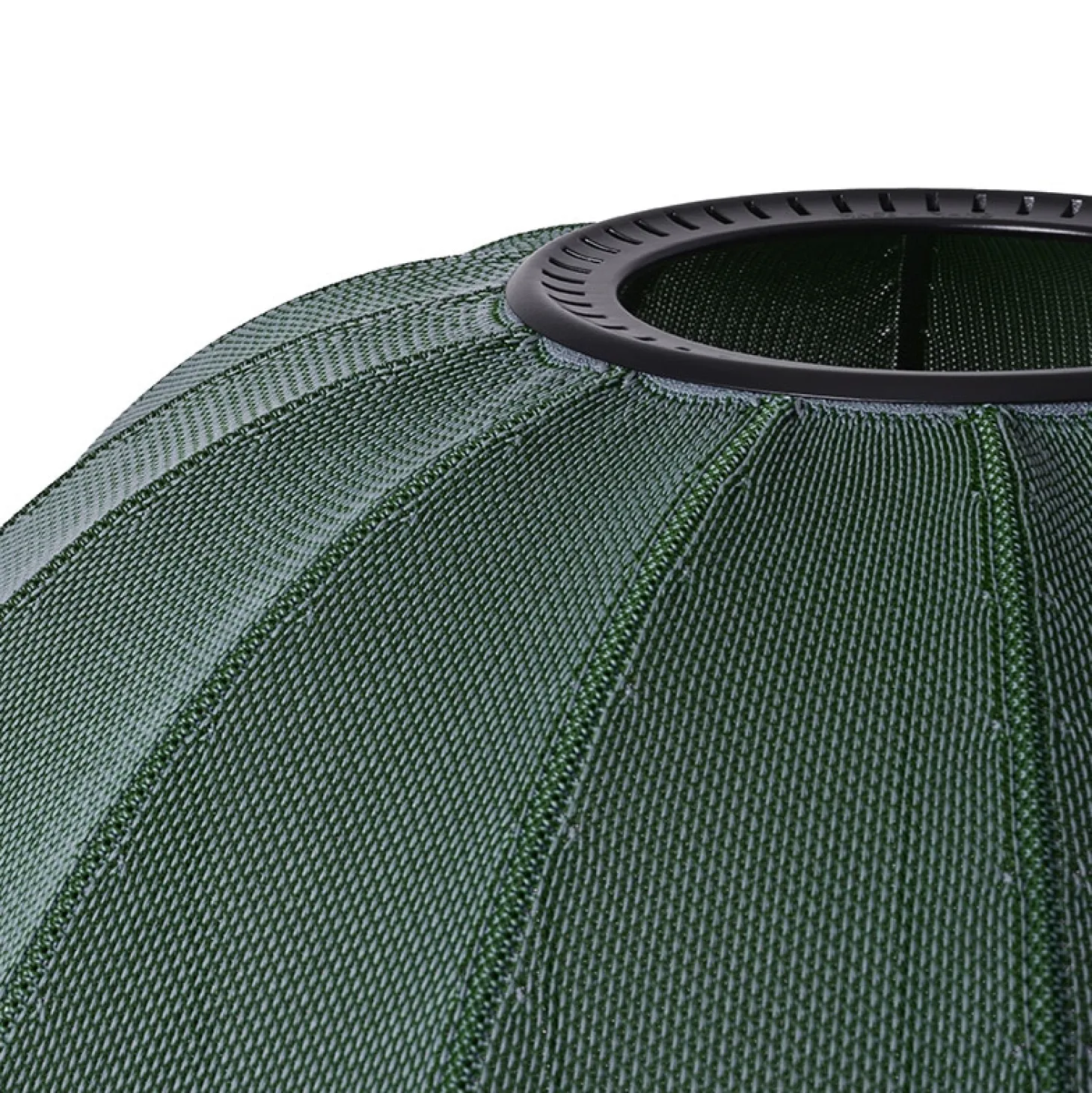 Made By Hand - Gulvlampe - Knit-Wit 60 Round Floor High - Tweed Green