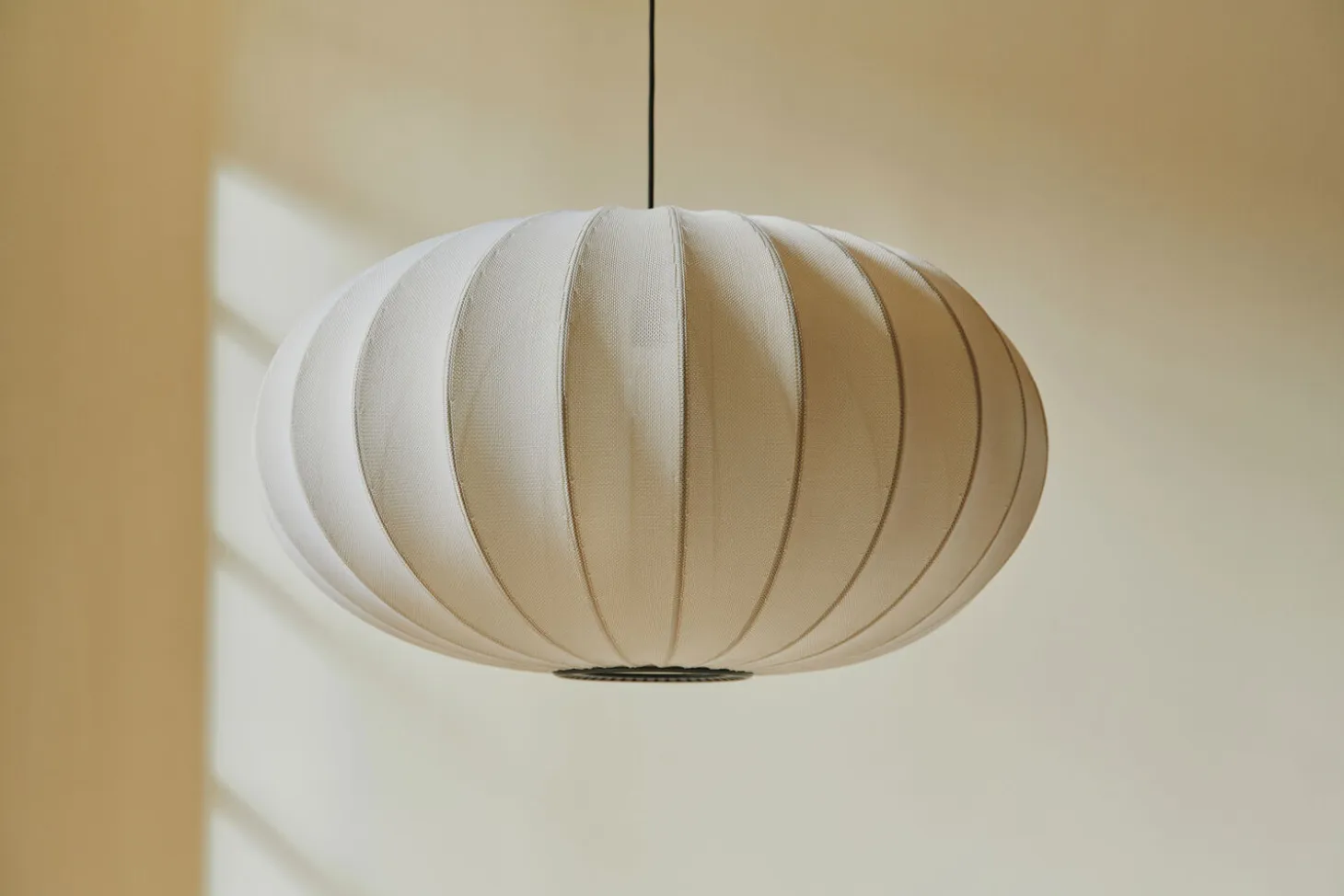 Made By Hand - Loftlampe - Knit-Wit 57 Oval Ceiling/Wall - Pearl White